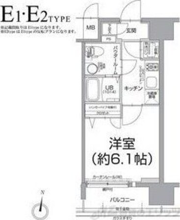 エスリード北大阪レジデンスの物件間取画像